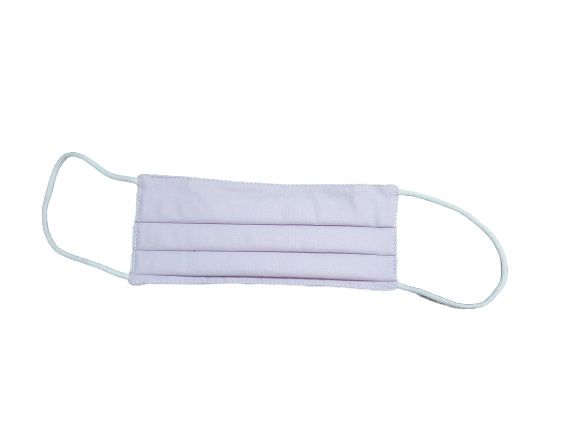 Masca de protectie ANALUCA cu pliuri pentru adulti lavanda deschis